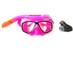Clearwater Mask and Snorkel Set (Pink)