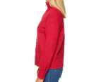 Tommy Hilfiger Women's Petunia Half-Zip Sweater - Primary Red