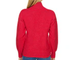 Tommy Hilfiger Women's Petunia Half-Zip Sweater - Primary Red