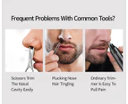 Electric Nose Hair Trimmer Mini Portable Ear Nose Trimmer IPX7 Waterproof Removal Cleaner for Workplace Dating Business Trip