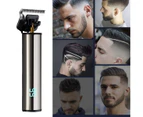 Electric Digital Display Men&#8217;s Hair Clipper Type-C Fast Charge Shaver With 4 Limit Comb