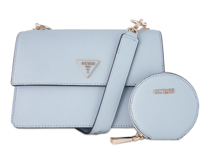 GUESS Alexie Crossbody Bag - Pale Cloud