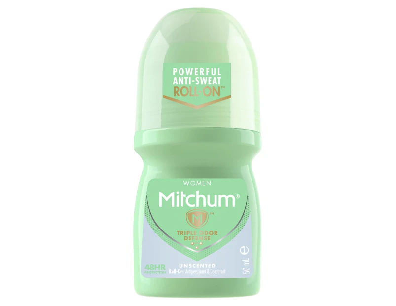 Mitchum for Women Anti-Perspirant Deodorant Unscented Roll On 50ml