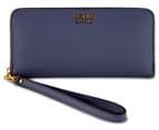 GUESS Enisa Large Zip Around Wallet - Blue Moon 1