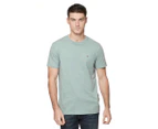 Tommy Hilfiger Men's Short Sleeve Crew Tee / T-Shirt / Tshirt - Thyme