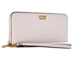 GUESS Enisa Large Zip Around Wallet - Sand 2