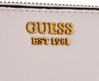 GUESS Enisa Large Zip Around Wallet - Sand 4