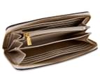 GUESS Enisa Large Zip Around Wallet - Sand 5