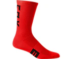 Fox Flexair 8" Merino Socks Fluro Red