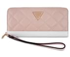 GUESS Cessily Large Zip Around Wallet - Natural/Multi