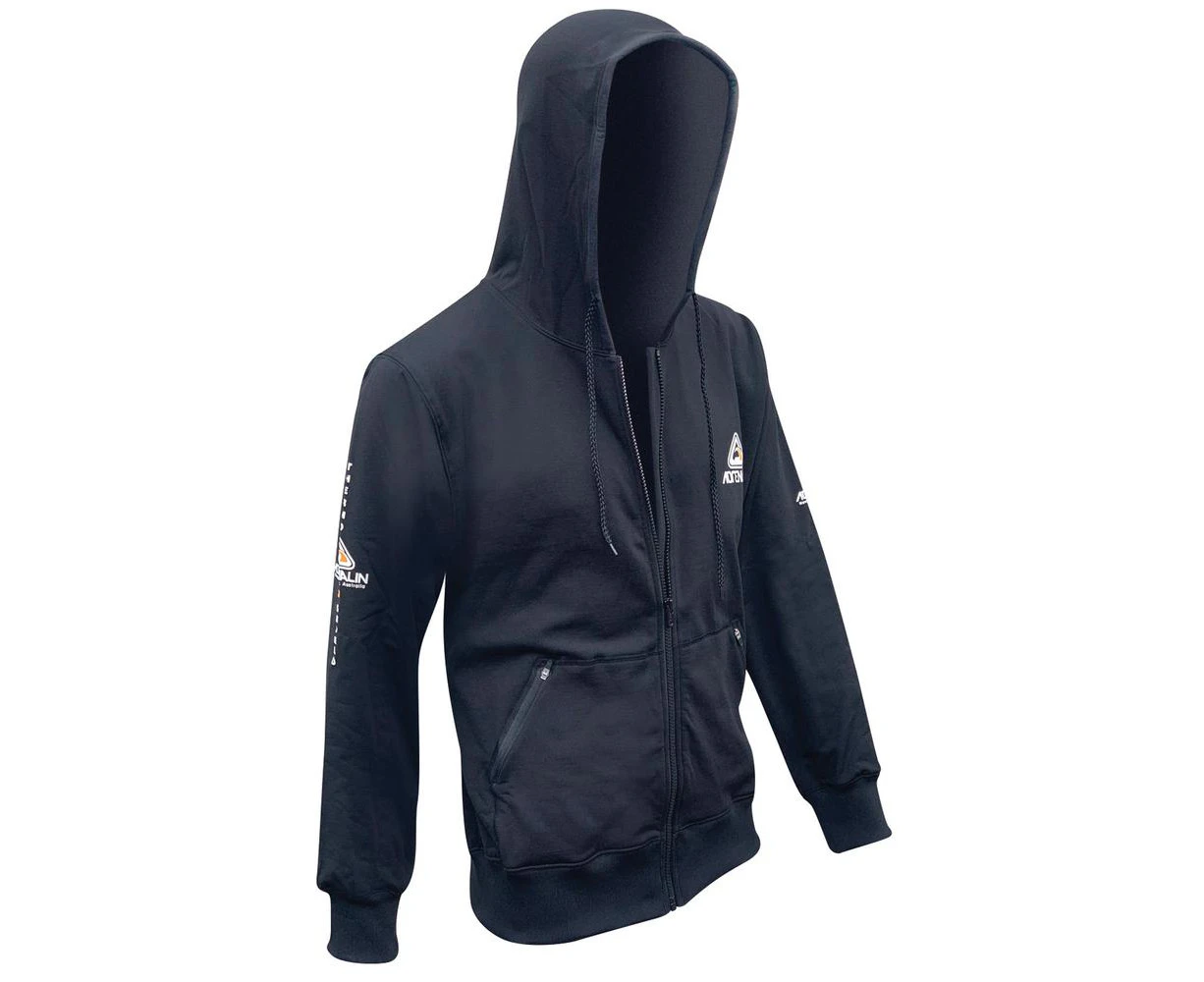 2P Thermo Zip-Front Hoodie (Black) - XL