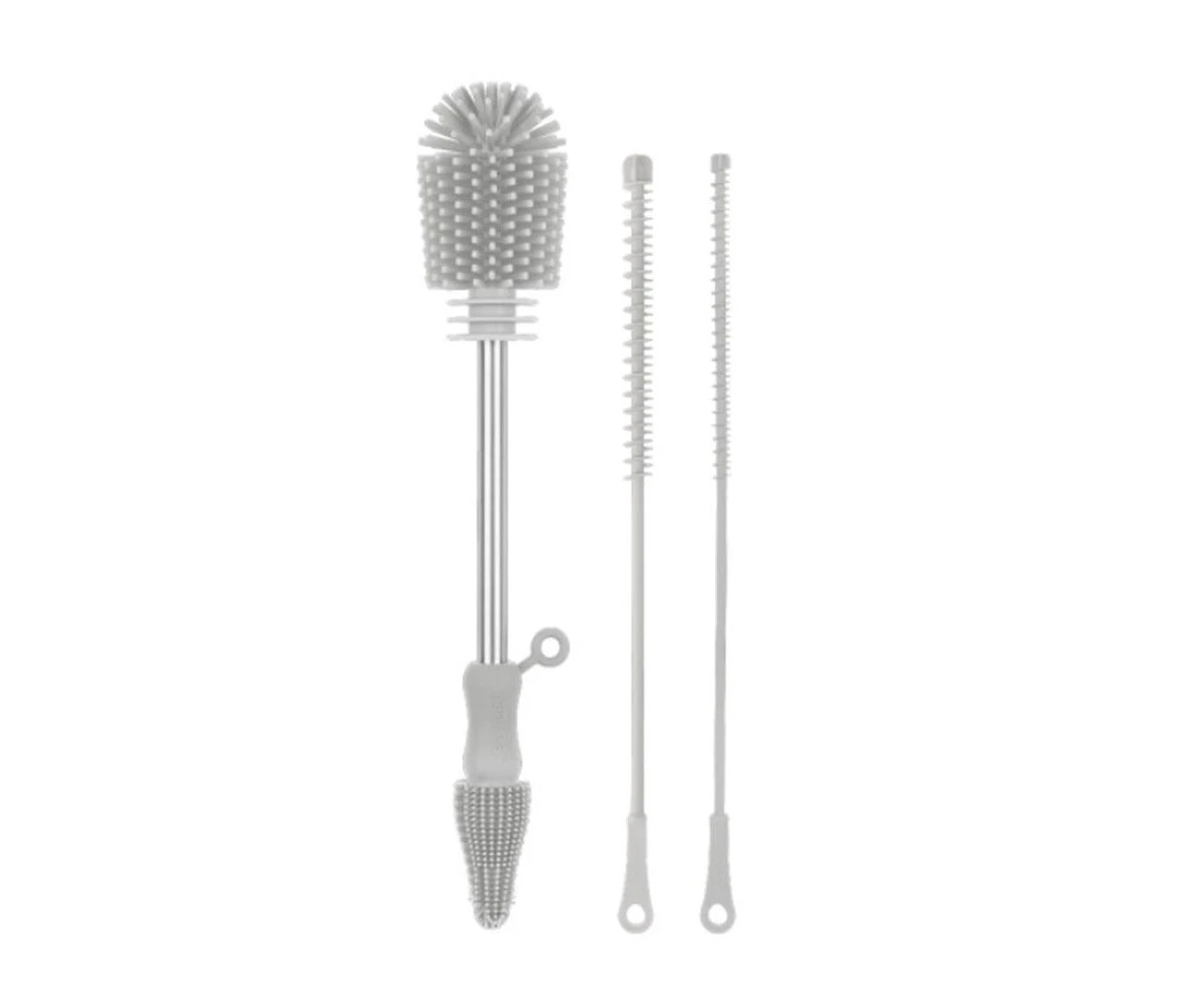 Silicone Cleaning Brush Kit (Suva Grey)