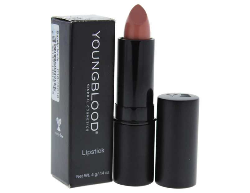 Mineral Creme Lipstick - Barely Nude by Youngblood for Women - 0.14 oz Lipstick