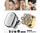 silvertype-a 6-in-1 Multifunctional Shaver Grooming Kit 8D Flaoting Heads Electric Shaver LED LCD Intelligent Display Waterproof Electric Shaver