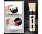 silver 2000mAh LED Display Electric Hair Trimmer Portable USB Charging Hair Clipper Haircut Machine