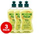 3 x Morning Fresh Eco Lemon Lime Dishwashing Liquid 400mL