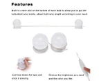 Dimmable Mirror Light Kit USB 8 LED Bulbs Vanity Makeup Dressing Table Hollywood Style