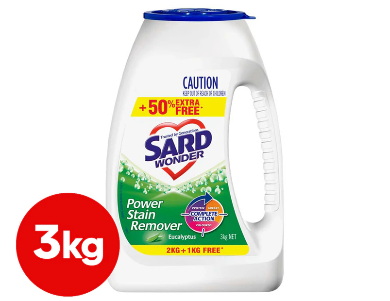 SARD Wonder Power Stain Remover Powder Eucalyptus 2+1kg