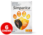 Simparica Flea & Tick Chews For Small Dogs 5.1-10kg 6pk