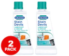 2 x 50mL Dr. Beckmann Stain Devils Grease Removers