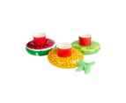 Inflatable 3 Pack Tropical Drink Holders Party Decoration