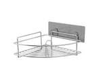 Stainless Steel Holder Kitchen Storage Bathroom Shower Shelf Towel Rack Corner Holders-5130