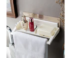 Bathroom Tissue Holders Shower Shelf Towel Rack Kitchen Storage Wall Mounted Corner Holder