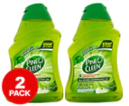 2 x 400mL Pine O Cleen All In One Disinfectant Gel Green Apple
