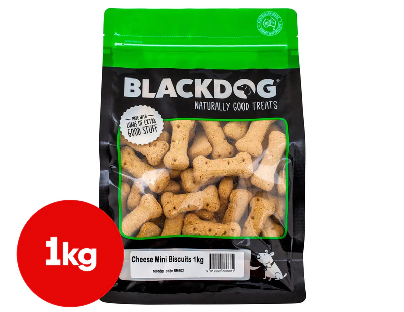 Blackdog Mini Biscuits Dog Treats Cheese 1kg