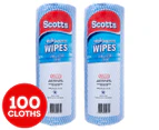 2 x Scotts Multipurpose Cleaning Cloths 50pk