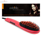 Cabello Glow Straightening Brush - Red CgSB106