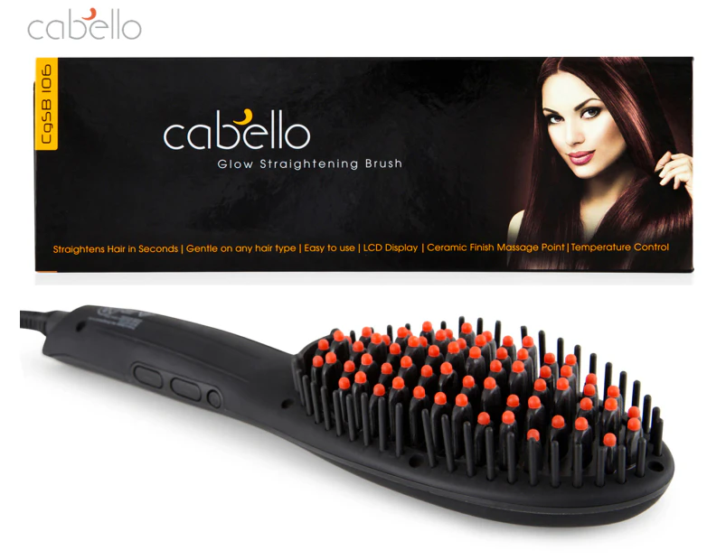 Cabello Glow Straightening Brush - CGSB106