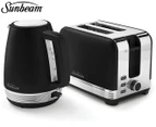 Sunbeam Chic Breakfast Pack Toaster & Kettle - Black