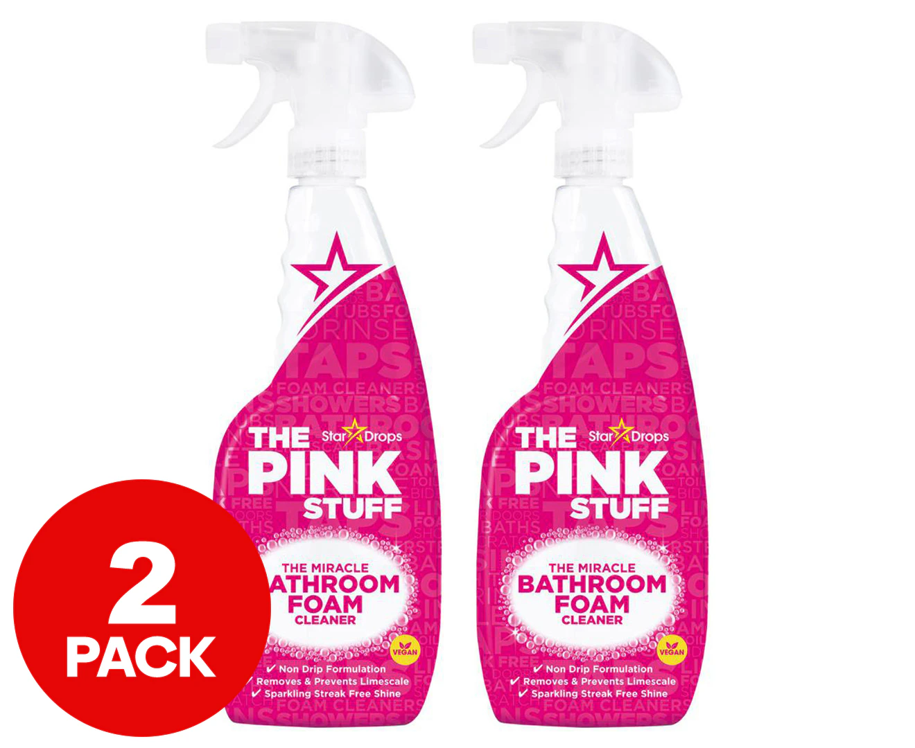 The Pink Stuff Miracle Foaming Toilet Cleaner (3 Pack)