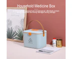whitel Medicinee Box Pill Storage Container Household Travel Organiser First Aid Case
