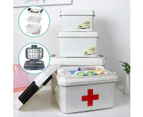 xl First Aid Kit Storage Box PP Travel Medical Box Emergency Pill Organizer Case