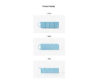 light-grey  PP Travel Portable Pill Case 4-Slots Pill Box Tablet Storage Organizer Container Case