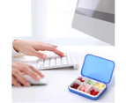 pink Weekly Pill Organizer Box Tablet Holder Drug Container Organizer Case For Home Travel