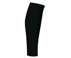 Calf Guard Compression Socks Sleeves Mens Black Shin Xs S M L Xl 2Xl 3Xl 4Xl - Black
