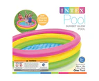 Intex Sunset Glow 1.47mx33cm Kids/Children Swimming Pool Inflatable Outdoor Toy