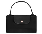 Longchamp Medium Le Pliage Top Handle Tote Bag - Black