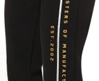 Unit Men’s Gritt Fleece Trackpants / Tracksuit Pants - Black