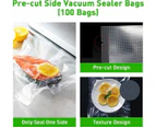6 Trays Food Dehydrator & 100pcs Vacuum Sealer Bags 20x30cm