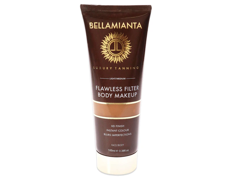 Flawless Filter Body Makeup - Light Medium by Bellamianta for Women - 3.38 oz Bronzer