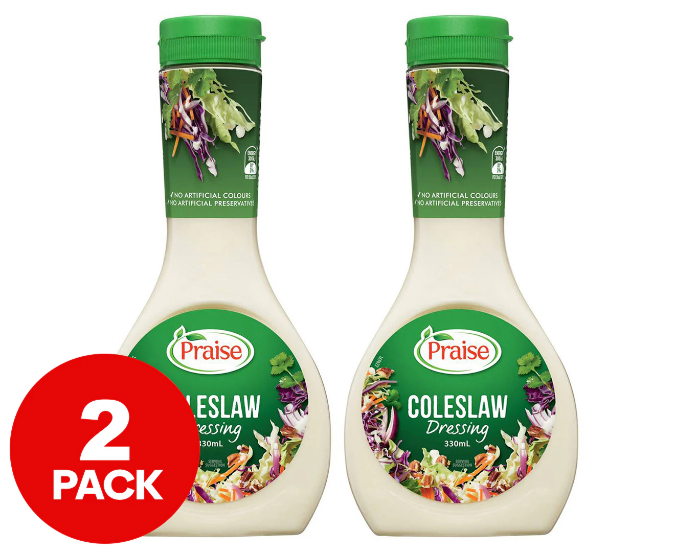 2 x Praise Coleslaw Dressing 330mL