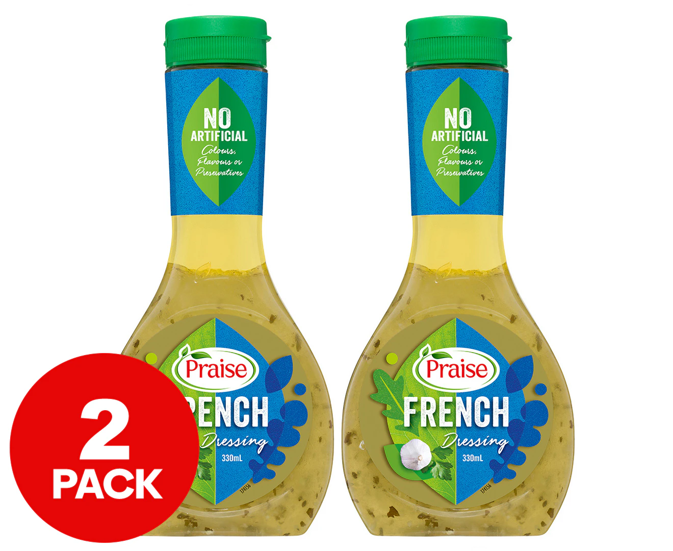 2 x Praise French Dressing 330mL