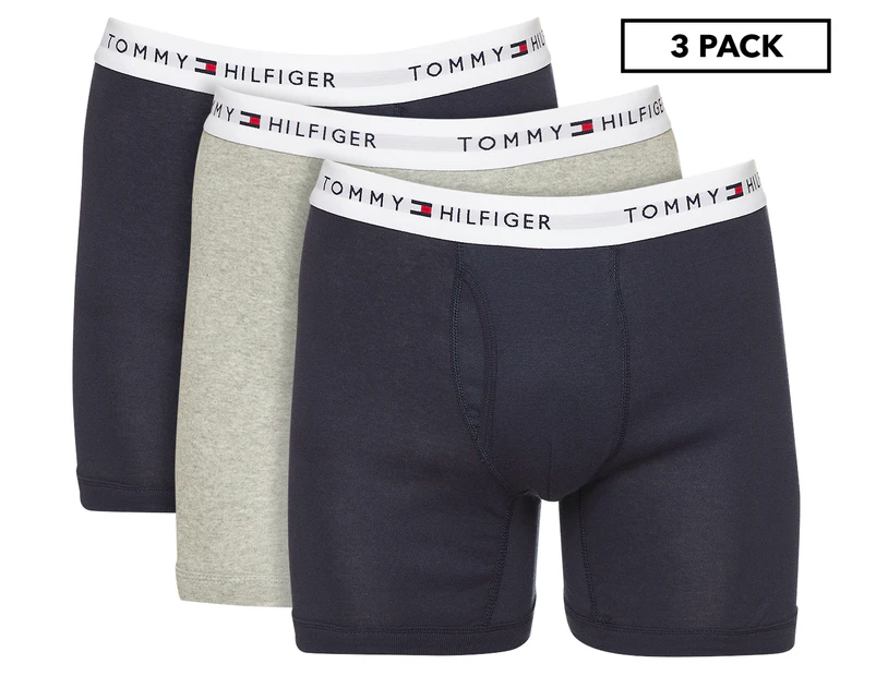 Tommy Hilfiger Men's Cotton Classics Boxer Brief 3-Pack - Dark Navy/Multi