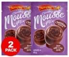2 x Aeroplane Mousse Mix Chocolate 65g 1