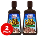 2 x Cottee's Ice Magic Ice Cream Topping Choc Mint 220g