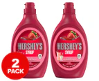 2 x Hershey's Strawberry Syrup 623g